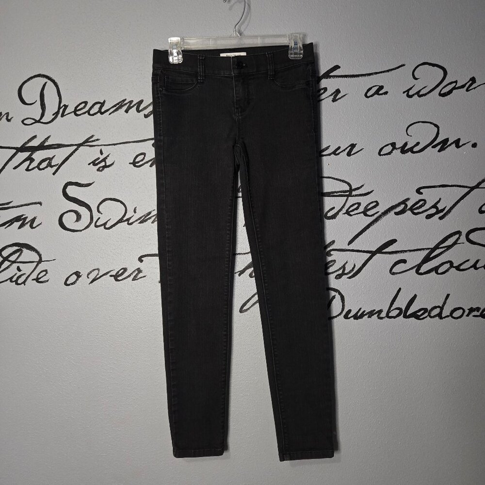 White House Black Market Mid-Rise Skinny Black Jeans, XS